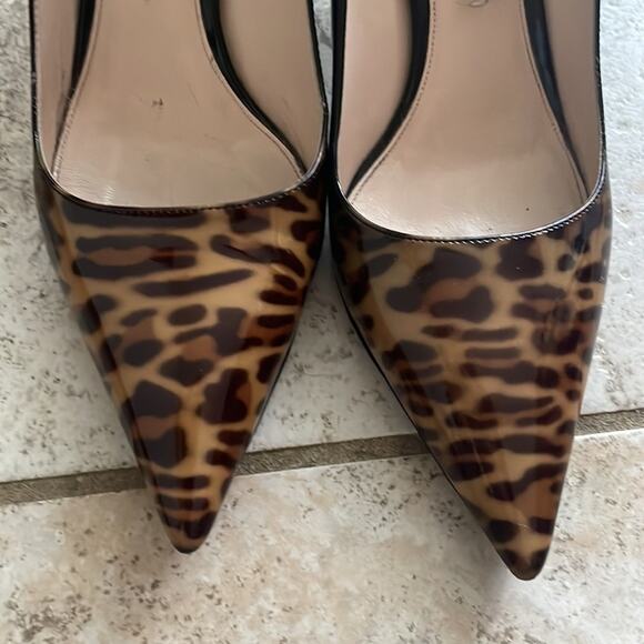 Prada Leopard Ombre Kitten-Heel Pump Honey - Picture 7 of 15